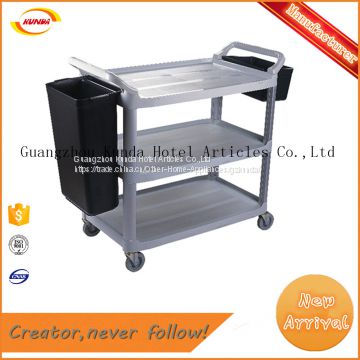 China produce cheap price best quality plastic three layer trolley Q-059