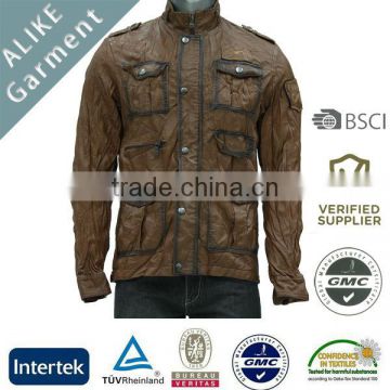 ALIKE brand fashion man real leather jacket