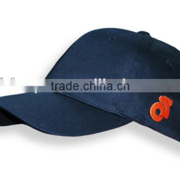 Custom Heavy Brushed Cotton Twill High Quality Baseball Cap / 3D Embroidery Cheap Adjustable Baseball Cap