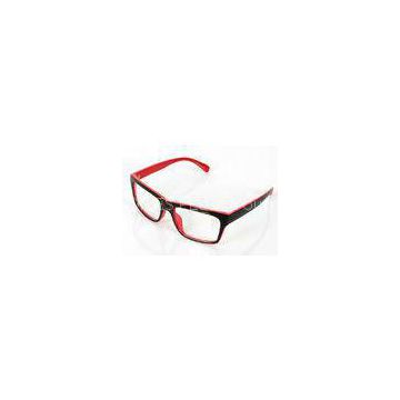 Comfortable Polycarbonate Optical Eyeglass Frames For Women , Black And Red