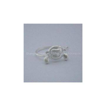 Monkey Finger Silver Rings Jewellery SSR030