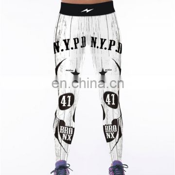 custom design sublimation printed sport fitness yoga leggings for women