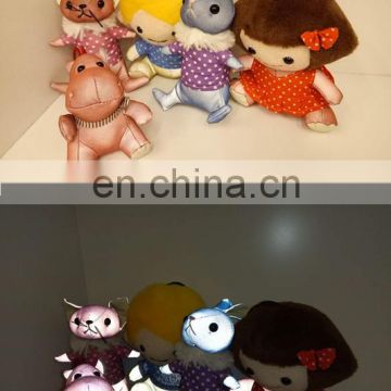 Reflective Dolls Light silk reflective sewing thread safety cute refelctive pets for sales