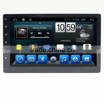Quad core remote control universal car dvd player,wifi,BT,mirror link,DVR,SWC for 10.1 inch universal