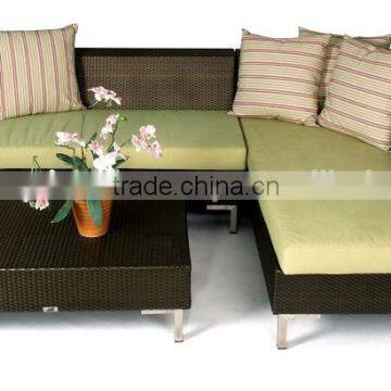 Aluminum Frame Outdoor Rattan Living Lounge Sofa Set