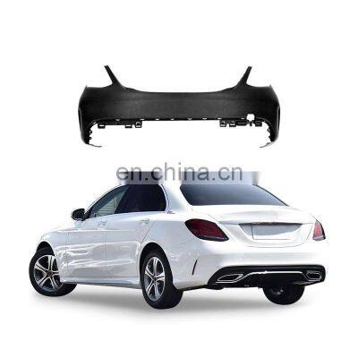Body Kit For Mecedes Benz W205 C180 C200 Rear Bumpers Auto Parts Car Accessories Tail Bumpers