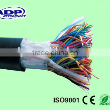 outdoor telephone armoured cable, 100/200/300/500 pair jelly filled underground cable
