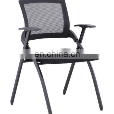 Factory Manufacture Cheap Price Multi Function Conference Meeting Writing Desk Tablet Foldable Folding Office Chair from China