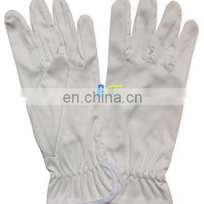 White Micro Fiber Sewn Jewelry Cleaning Gloves, Protocol Glove, Etiquette Gloves