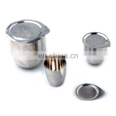 Hot Sale 10 mm Platinum Crucible Platinum Melting Crucible 100ml