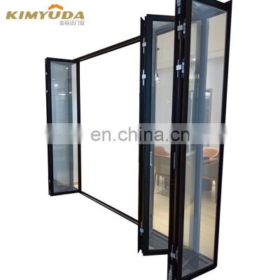 China Modern Design Wholesale Direct Sale Waterproof Ready Made Exterior Thermally Broken Aluminum Folding Doors For House