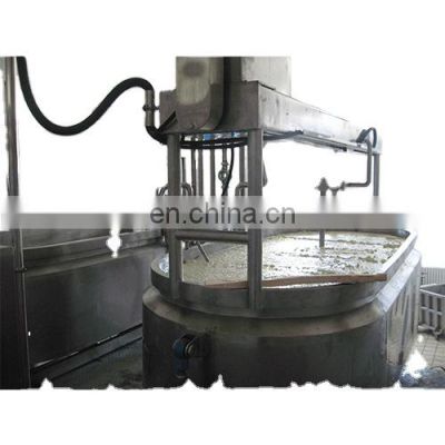 Factory cheese Blending Cooking tank  with Agitator Equipment Dairy Cheddar Dry cheese processing line cheese vat