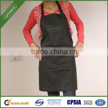Continued hot canvas/600D/custom black/custom cooking apron,textile rubber apron