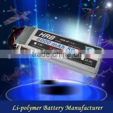 HRB Lipo battery 3S 6000mah 11.1V batteries charger for Remote Control Models