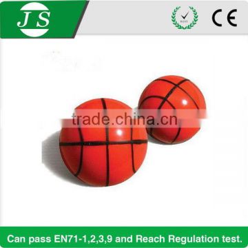 3D rubber basketball 60mm Vending machine toy ball