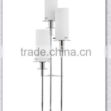 UL Approved Hotel Room Chrome finish Hotel Table Lamp With Outlets