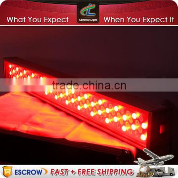 Outdoor IP65 Waterproof 35-38m high 144 x 1W led dmx wall washer