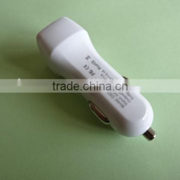 high quality 5V 2.1A dual USB car charger CE RoHS FCC