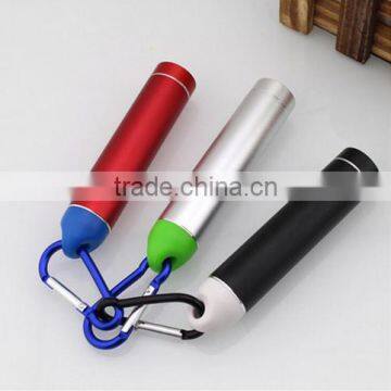 Portable Carabiner Aluminum Hook Power Bank 2200mAh 2600mah 2800mah                        
                                                Quality Choice