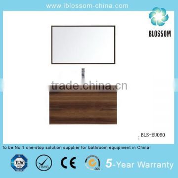Trade assurance manufacture MDF wall hanging european bathroom cabinet