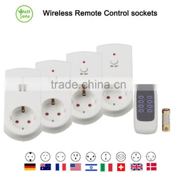 Smart Electric Remote Control Socket Switches EU Plug K15 4+1