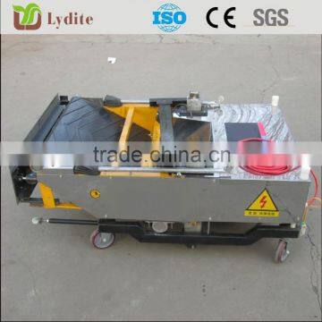 Professional mirror finishing plastering wall render machine for cement wall height to 5m
