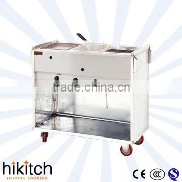 commercial Mobile kitchen for stainless steel Multifunctional snack car