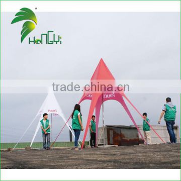 Red 4*4m Star Tent With Logo Printing For Outdoor Promotion