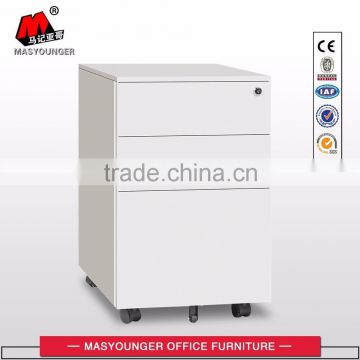 China supplier office storage 3 drawer pedestal file cabinet