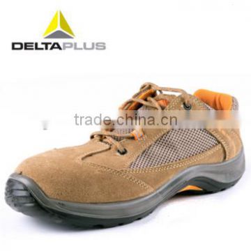 Low-cut suede split leather PU bidensity outsole safety shoes