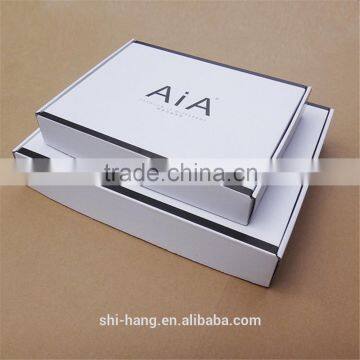 Custom color printing single wall corrugated pizza box type mailer delivery express paper boxes packaging for free sample