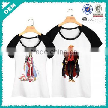New ! china clothing factory custom print t shirt, solid color print t shirt (lyt-04000358)