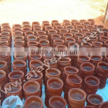 Clay biryani cooking pots