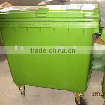Outdoor plastic 1100Ltr garbage can