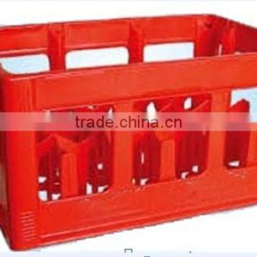 Red color plastic crate for Coco Cola or Beer or Beverage