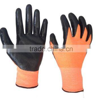 13 gauge Cut Resistant nitrile coated gloves