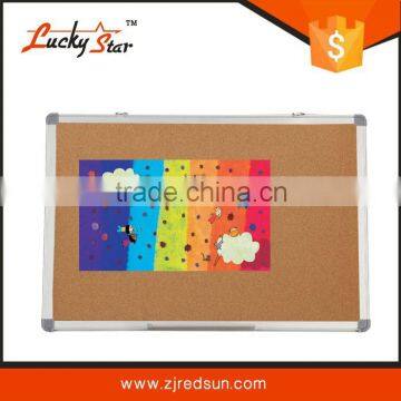 zhejiang redsun customize cork board with whiteboard magnetic sticker