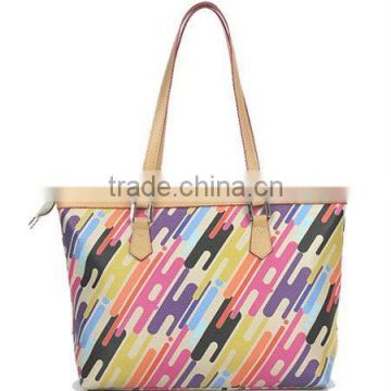 Fashion printed pu handbag,New design tote bag,Fashion accessories
