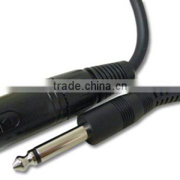 10FT Audio Cable - Male XLR to 1/4 inch Mono Plug