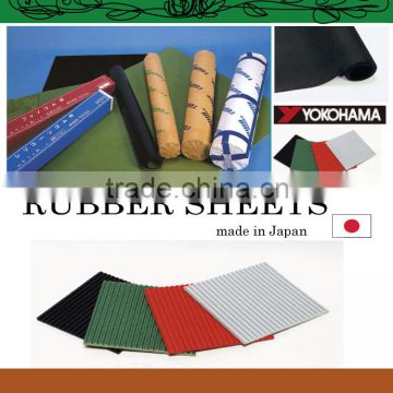 High quality anti slip rubber sheet with multiple functions made in Japan