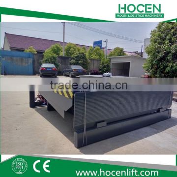 ISO Certificate Adjustable Height 8T, 10T, 12T,15T Car/Trailer Loading Ramp Hydraulic Electric Heavy Duty Loading Ramp Price