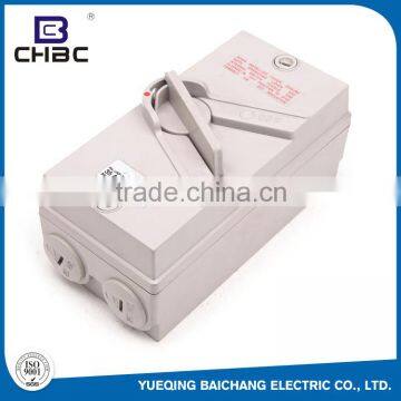 CHBC Professional Manufaturer 63A 500V IP56 Waterproof 3P Isolating Switch