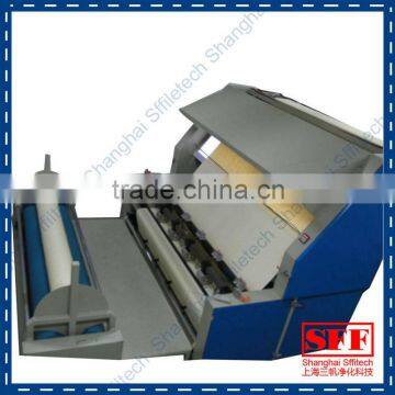 update auto fabric slitting machine for filter felt, filter fabric, filter bag tube line