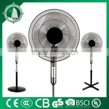 2016 anhui supplier high quality electric stand fan wholesale pedestal made in china