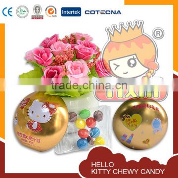 hello kitty chews bean candy with toy