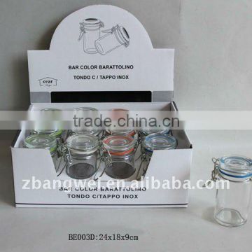 glass jar set with display box