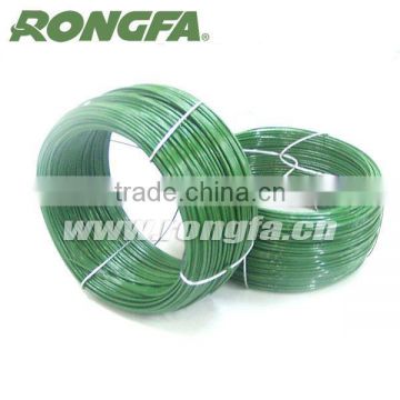 15m 20m 30m Green Plastic Coated Garden Round Iron Wire