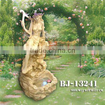 sandstone garden statue floating pond fountains