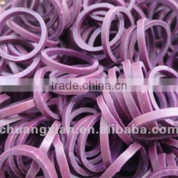 small purple ring of synthetic elastic ring