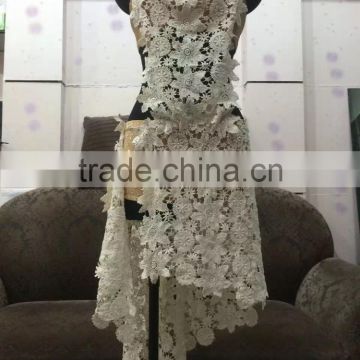 Floral white top and skirt dancewear for women QQ037